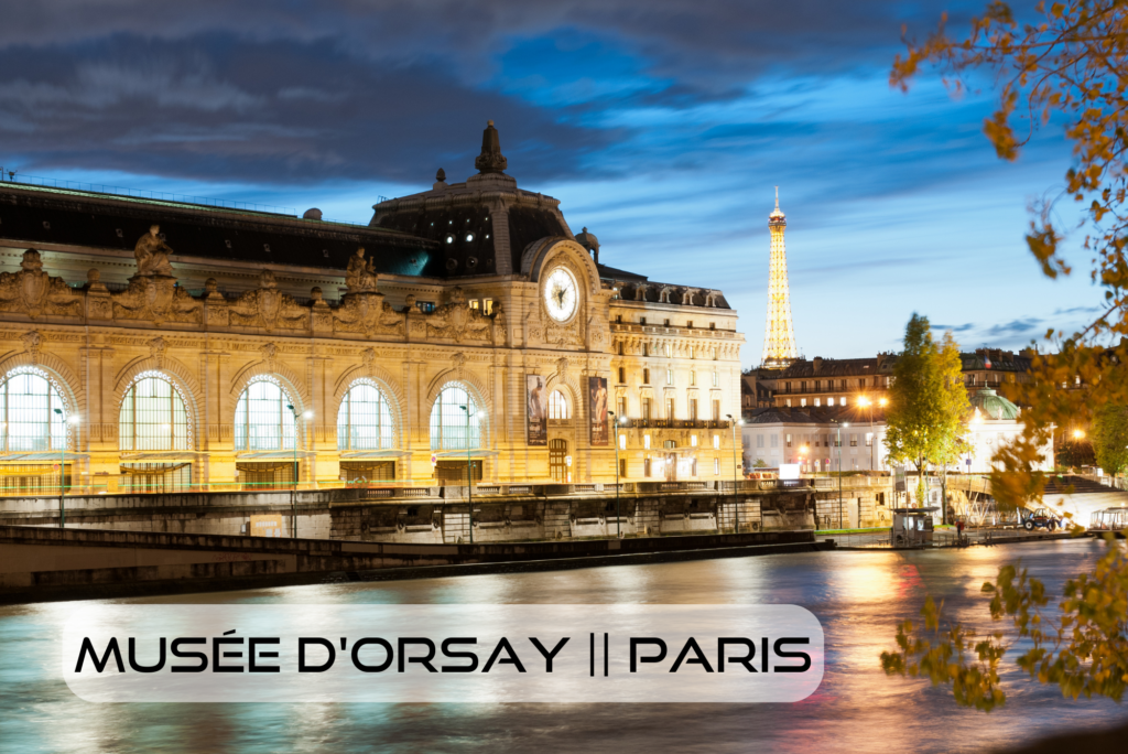 Immerse yourself in the Impressionist Treasures of Musée d’Orsay, Paris. Wander through a former railway station transformed into an art haven, showcasing masterpieces by Monet, Van Gogh, and Degas.